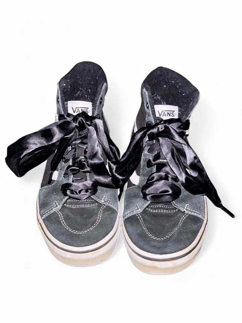 Vans Sk8-Hi High-Top Sneakers Black & Gray US 6